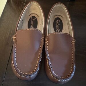 Toddler boy footmates dark brown